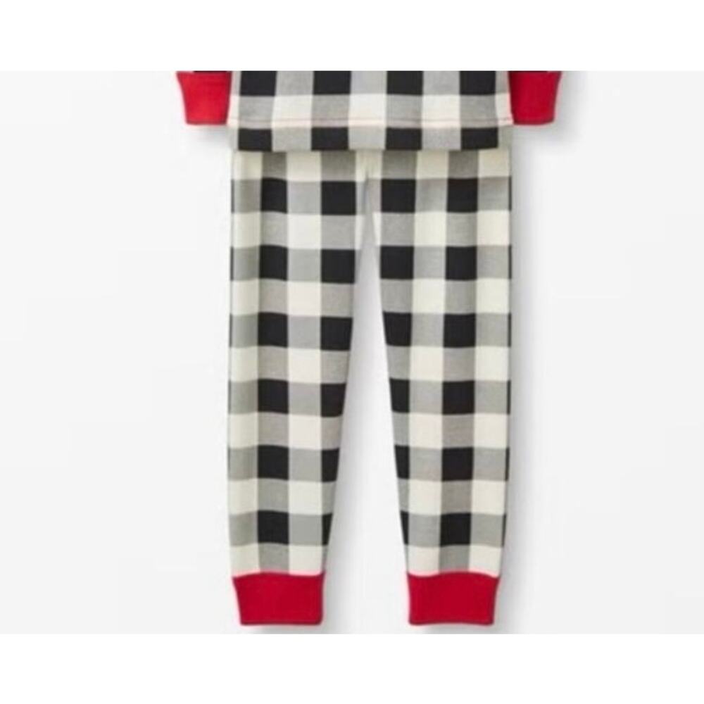Hanna Andersson Girls Red Plaid Cotton Pants Size 140 (10)